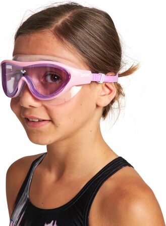 Маска для плавання ARENA The One Jr (Unisex) – Синя/Водна/Фіолетова, Розмір універсальний