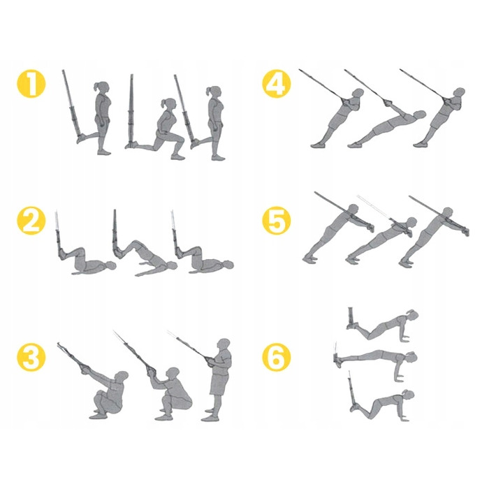 Набір фітнес-стрічок Fixem Keep Fit, чорний, 320 см x 35 мм