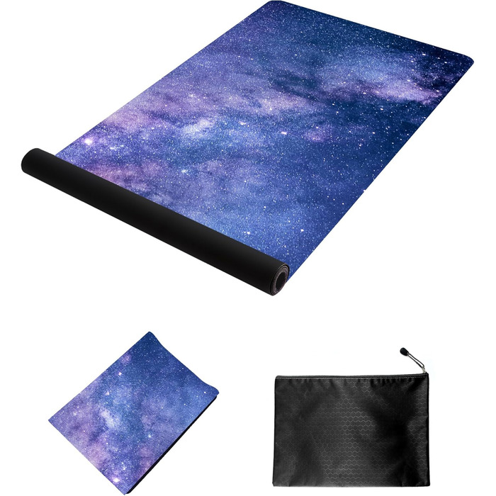 Yogamat Nuveti з натуральної замші та каучуку, 183x61 см, для йоги, пілатесу та фітнесу, з сумкою