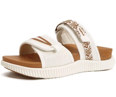 Спортивні сандалі KuaiLu жіночі з м'якою устілкою, ортопедичні, для туризму та відпочинку, білі/хакі, 39 EU