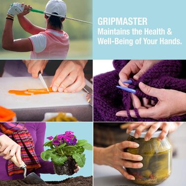 PROHANDS Gripmaster - тренажер для рук та пальців (набір 2 шт., легкий/середній), зелений