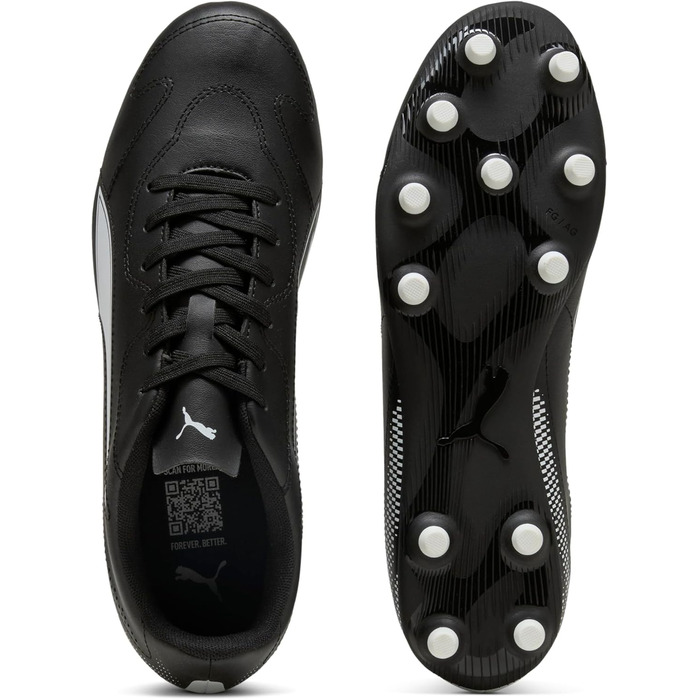 Футбольні бутси PUMA Vitoria II FG/AG для чоловіків, 44 EU, чорний/білий