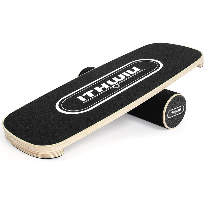 Балансборд Roller Holz Trainer: Дерев'яний балансборд для тренувань, чорний