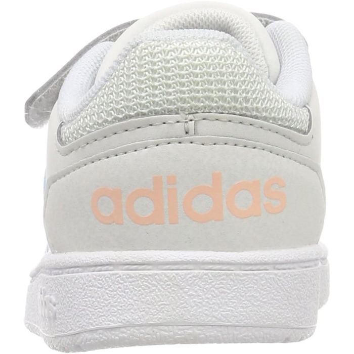 Кросівки баскетбольні adidas Hoops 2.0 CMF C для дітей, сірі та зелені, 27 EU