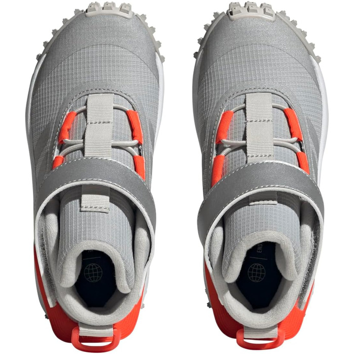 Дитячі кросівки adidas Fortatrail EL K - срібно-червоні (36 2/3 EU)