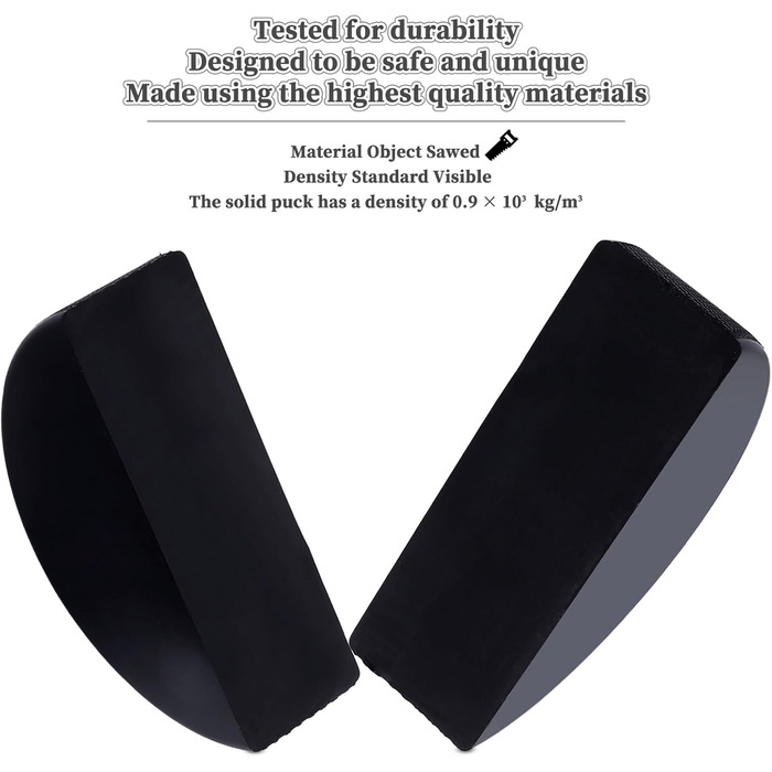 Набір шайб для хокею UNBEATABLE ENERGY (15 шт.) з тейпом, 7.6 см, 2.5 см, 170 г