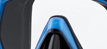 Маска для дайвінгу та снорклінгу Tusa Freedom HD, велика, синя/чорна