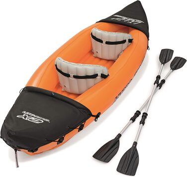 Надувний каяк Bestway Hydro-Force Lite-Rapid X2 для 2 осіб, 321x88x44 см, комплект