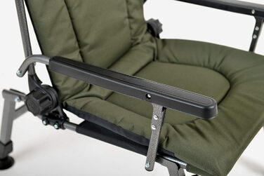 Крісло для риболовлі Carp Angelstuhl F5R ST/P Deluxe з високою спинкою та столиком для вудлищ, поліестер