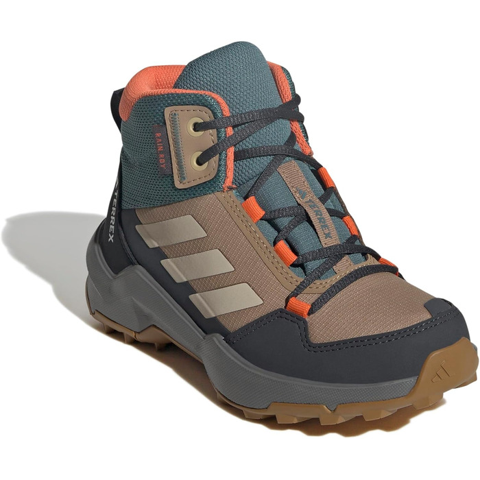Туфлі для хайкінгу adidas Terrex AX4R MID RAIN.RDY, унісекс, дитячі, 29 EU, колір: Savannah Semi Impact Orange