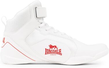 Боксерські боксерки Lonsdale Rufford біло-червоні (41 EU)