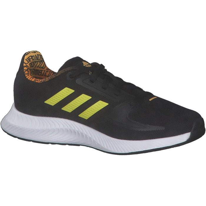 Дитячі кросівки adidas Runfalcon 2.0 Messi для гімнастики, 38 EU, чорний/жовтий/золотий