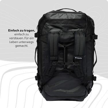 Спортивна сумка Columbia Landroamer Duffel для дорослих, чорна, унісекс