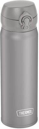 Термос-пляшка Thermos Ultralight 0,5 л нержавіюча сталь, матова, збереження температури 10 год гарячого / 20 год холодного, герметична, для води та чаю, BPA-free
