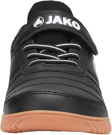 Спортивне взуття JAKO для залу та вулиці, дитяче, унісекс, розмір 40 EU, чорно-біле