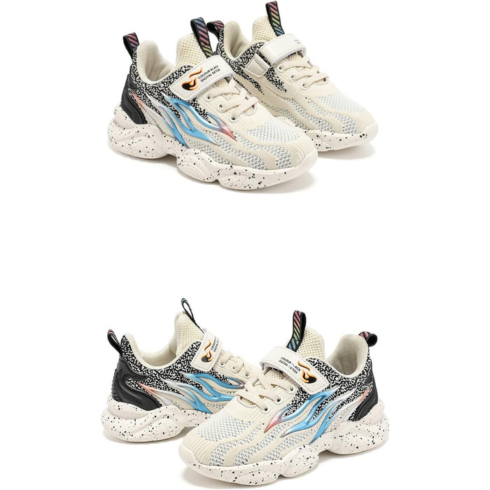 Дитячі кросівки для активного відпочинку: легкі, зручні, дихаючі. Підходять для хлопчиків та дівчаток, розмір 28-39 EU, білі.