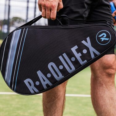 Чохол для падельної ракетки Raquex Enigma, чорний, з м'якою підкладкою, захист для 1 ракетки, подарунок для жінок і чоловіків