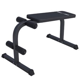 Тренажер для преса та спини GORILLA SPORTS® (скамья для скручиваний), 120x67x49–63 см, сталевий каркас, фіксація ніг, до 150 кг