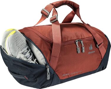 Спортивна сумка Deuter AViANT Duffel 35 л для подорожей, червоно-синя