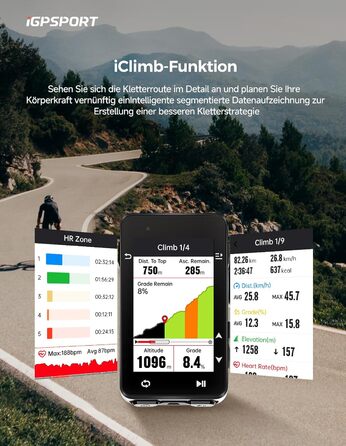 Велокомп'ютер iGPSPORT iGS630S GPS, 2.8