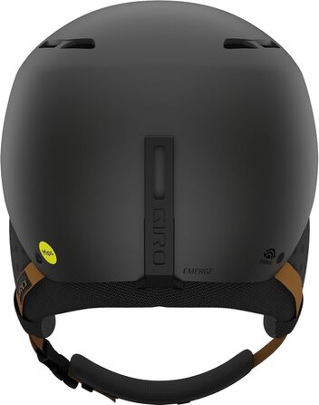Лижний шолом Giro Emerge Spherical MIPS для чоловіків, металевий антрацит/бежевий, розмір L