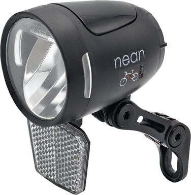Фронтальна фара для електровелосипеда Nean - 90 LUX, з відбивачем, сертифікат StVZO