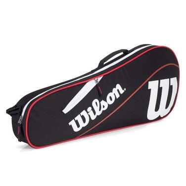Сумка для тенісу Wilson Advantage III чорна - професійна тенісна сумка для ракет та аксесуарів