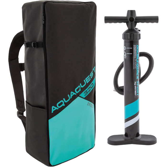 Надувний SUP Intex Aqua Quest 320: дошка для сапсерфінгу, 320 x 81 x 15 см