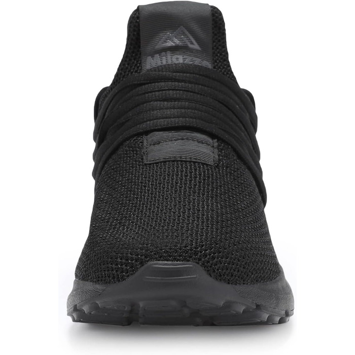 Чоловічі кросівки Milazzo для спорту та бігу – зручні, дихаючі, з неслизькою підошвою. Ідеальні для тренувань та повсякденного носіння (1229allesschwarz, 43 EU)