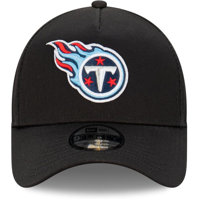 Кепка New Era NFL Tennessee Titans 9Forty A-Frame чорна, кепка бейсболка з вигнутим козирком, універсальний розмір