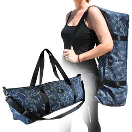 Сумка для йоги Doja Barcelona XXL - міцна та простора для килимка та аксесуарів. З ручками, плечовим ременем, кишенями. Ідеальна для йоги, жінок, повсякденного використання