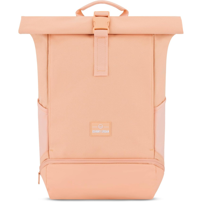Рюкзак Johnny Urban Allen Medium помаранчевий, водостійкий, для ноутбука 15L, ролтоп, універсальний для жінок і чоловіків, для міста, університету, велосипеда, бізнесу, екологічний