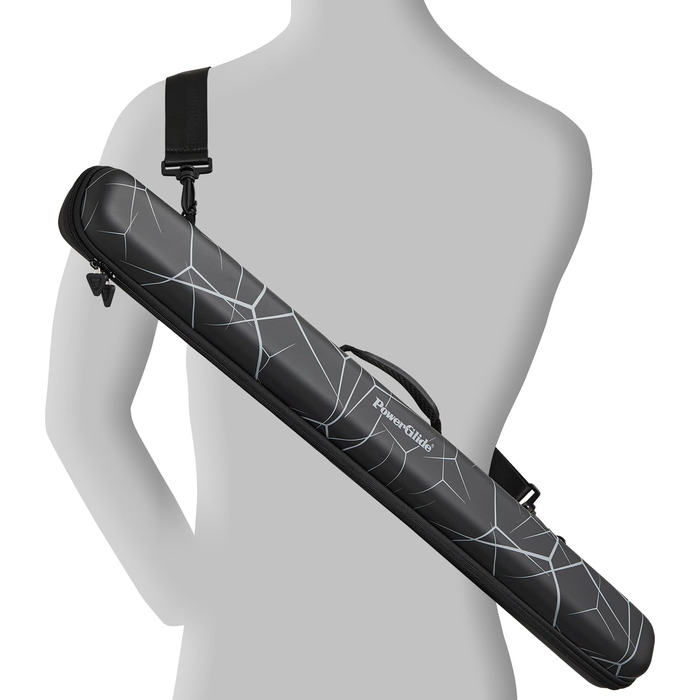 POWERGLIDE Чорний кейс для снукерної кулі (2 частини)