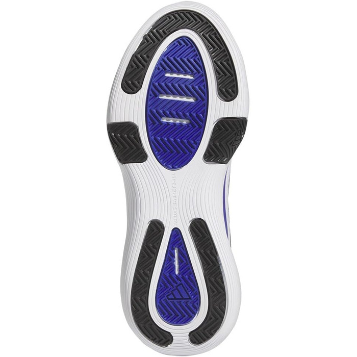 Кросівки Adidas Bounce Legends Low Unisex для баскетболу, 42 EU, Cloud White/Core Black/Lucid Blue