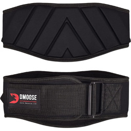 Пояс для важкої атлетики DMoose Self-Lock, чорний, XL, для чоловіків і жінок, бодібілдинг, кросфіт, фітнес, 104-111 см