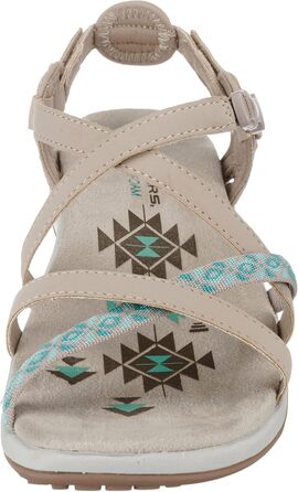 Сандалі жіночі Skechers Reggae Slim-Vacay 39 EU бежеві Duraleather - легкі та зручні босоніжки