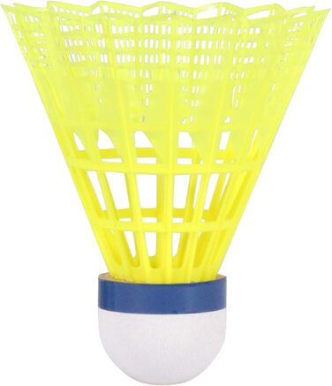 Набір шатлів для бадмінтона Victor Nylon (1000 шт.) у коробці (6 шт.) / (3 шт.) - блакитно-білий (середній) / зелено-жовтий (повільний)