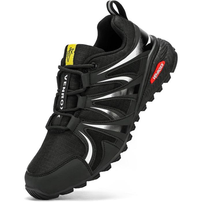 Чоловічі трейлранні кросівки для хайкінгу та трекінгу. Легкі, дихаючі, з антиковзкою підошвою. Розміри 39-48 (чорний, 44 EU)