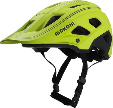 Універсальний велосипедний шолом DKONI MTB, легкий, регульований, 54-61 см, знімний козирок і підкладка, 17 вентиляційних отворів
