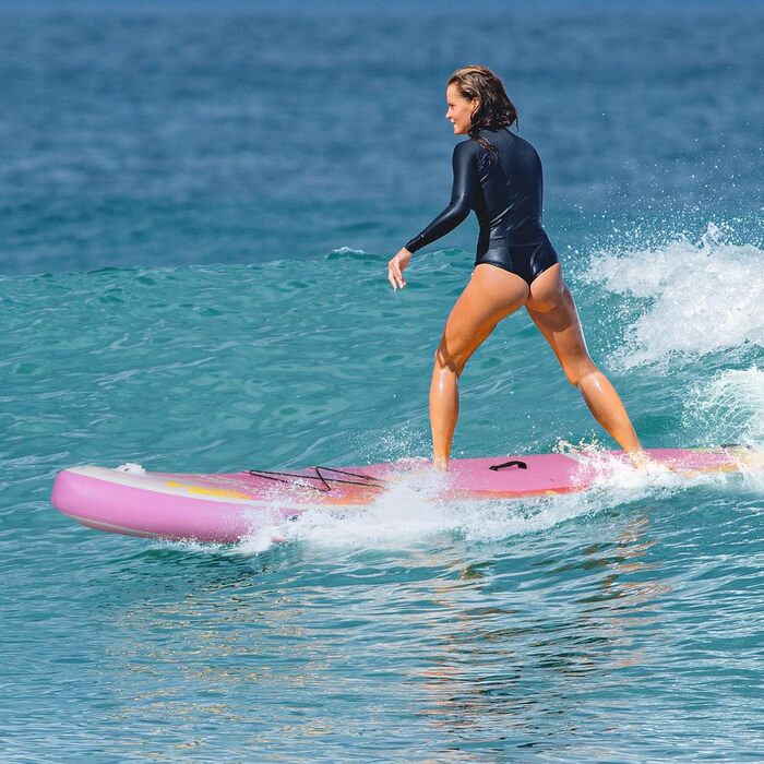 Надувна SUP-дошка ZealWe 320/335 см з комплектом аксесуарів – серфборд для сап-серфінгу, до 150 кг, сидіння, алюмінієве весло, рюкзак, насос