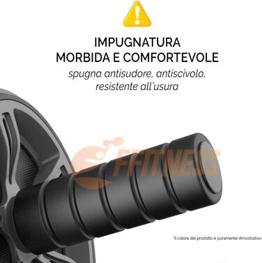 Аб ролер Fitness AB ROLLER для чоловіків: тренажер для пресу, рук, спини та плечей | Домашні тренування для зміцнення м'язів