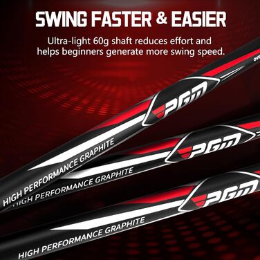 Повний комплект гольф-клубов PGM для чоловіків, 12 штук: 3 дерев'яні клюки (#1, 3, 5), 1 гібридний клюк (#4H), 6 залізо (#5, 6, 7, 8, 9, PW), 1 пісочний клюк (55°), 1 паттер – сумка для гольфу, подарунок для гольфістів, графіт