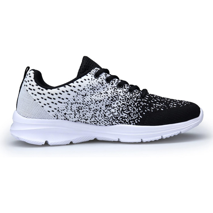 Кросівки для бігу та повсякденного носіння, чорно-білі, 35 EU