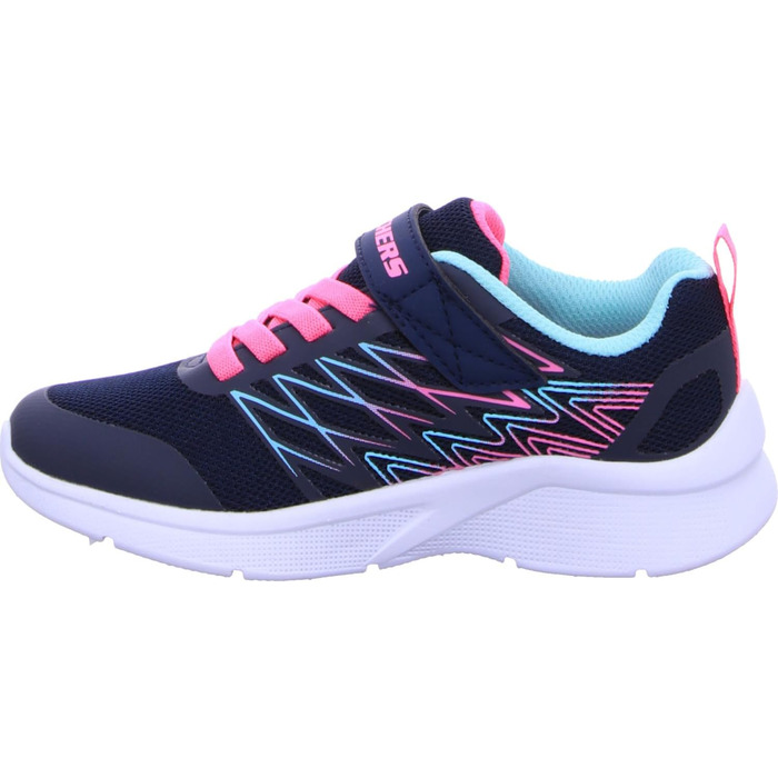 Кросівки Skechers Microspec Bold Delight для дівчаток, 31 EU, темно-сині з рожевою окантовкою