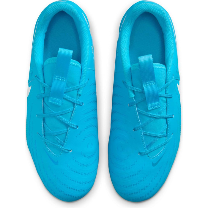 Дитячі футбольні бутси Nike Phantom Gx II Academy Fg/Mg, Blue Fury/White, розмір 37.5
