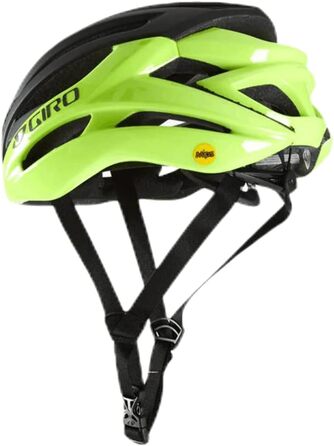Велошолом Giro Syntax MIPS для дорослих унісекс, жовто-чорний, M (55-59 см), для шосейного велосипеда