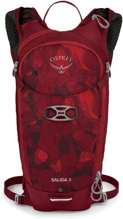 Велосипедний рюкзак Osprey Salida 8, червоний, для жінок