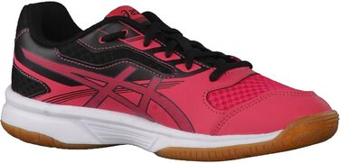 Кросівки Asics Upcourt 2 GS для залу (38 EU) - Червоний, Темно-сірий, Чорний