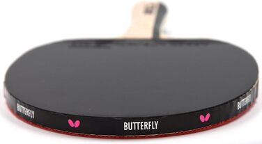 Настільна ракетка Butterfly Timo Boll Bronze для амбітних гравців, ITTF сертифікований наклад Addoy, увігнута ручка, дерев'яний колір