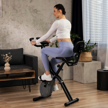 Велотренажер Hop-Sport HS-3030X Apeks X-Bike сірий